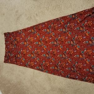 Floral LuLaRoe Maxi Skirt